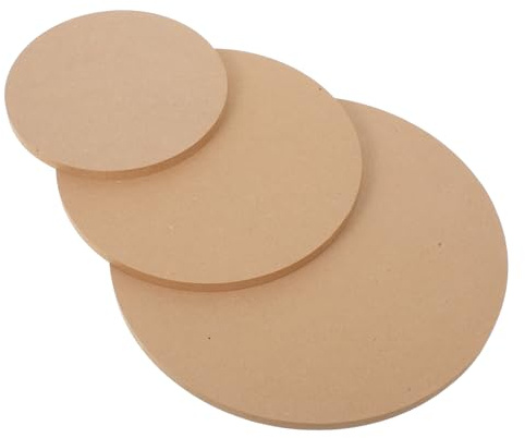 VALICLUD 3 Stück Teiliges Töpferscheiben Unterlagen aus Hochdichtem Holz Robuste Keramik Töpferscheiben Bats Runde Modellierplatten für Vielseitige und Keramikarbeiten Einfache Langlebig
