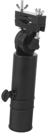 LAPYAPPE Golf Trolley Umbrella Holder Angle Cart Mounting Clamp Stable Support for Golf Cart Accessories Lightweight Portable Black