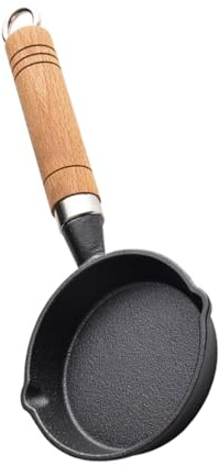TOYANDONA Mini Sartén para Huevos de Hierro Fundido Antiadherente Resistente al Calor para Cocina Doméstica y Profesional Calentamiento Rápido y Uniforme