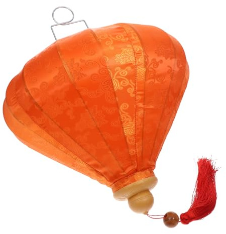 SOPOTUTU Vietnamesische Laterne Orange HäNgelaterne FüR Hochzeit Gartenparty Und Hoffeier Dekorative Papierlaterne Windlicht Lampion