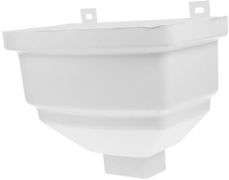 VILLFUL Imbuto Quadrato in PVC per Raccolta Acqua Piovana Deviatore Grondaia per Villa Design Chic e Resistente e Facile da Installare Accessorio Drenaggio Esterno