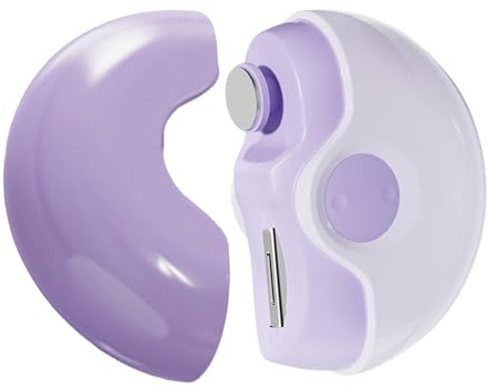 Qoukonao Tagliaunghie Elettrico | Lucidatore per Unghie delle Mani,Strumento Automatico per Taglio Unghie,per il Taglio e la Cura delle per Anziani Amici Adulti Mamma e Papà