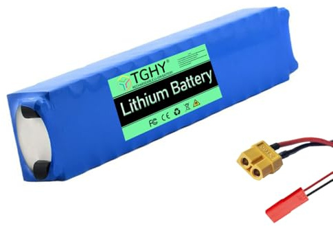 TGHY Batería de Litio de 36 voltios para Patinete eléctrico Plegable, 36V 6AH 7.5AH, batería Recargable de Iones de Litio para Motores de Patinete eléctrico de 270W o Menos.,36v 7.5ah,XT60+JST 2