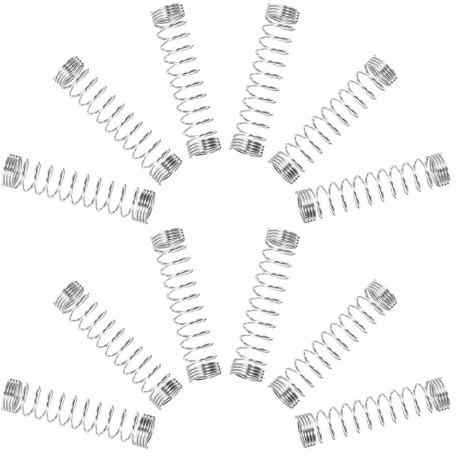 FUNNETOYU Ressorts de Stylo à Bille Compressés 0,4 X 4,5 X 18 Mm Lot de 200 Pièces en Acier Remplacement Précis pour Stylos à Encre Ressorts de Pression Adaptés la Réparation