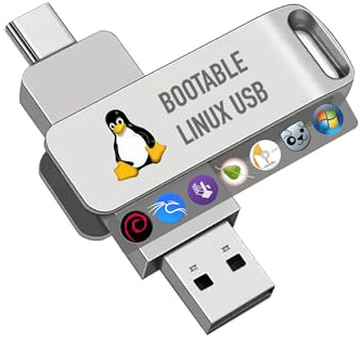 16 Go – Clé USB 3.0 amorçable 7 en 1 pour Linux et Windows XP, Debian | Tails | Kali | Bodhi | TrixiePup | Clonezilla, UEFI et Legacy pris en charge