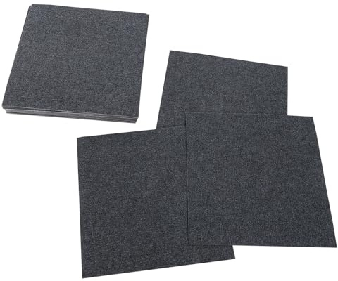 Piastrelle di moquette autoadesive 20 pezzi adesivo for pavimento in moquette * pollici combinazione di tappeti rimovibili fai da te soggiorno tappetini autoadesivi piastrelle per Ufficio