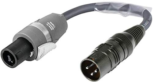 Sommer Cable Audio-Adapter XLR 3pol male auf Speakon 2pol Stecker für Lautsprecher-Kabel ROAD-ADAPTER - MEGXU225-0015-GR