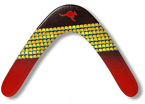 Unbekannt Boomerangfan boomerangfanboomer-l 29 cm Boomer Linkshänder Boomerang