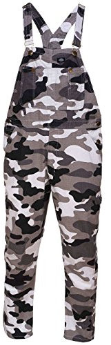 Dickies Women's Purdon Dungarees, Multicoloured (White Camo Whc), X-Small