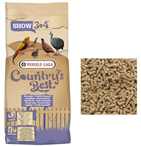 Pienso perdices, faisanes, codornices. Show 3 Pellet. Versele laga (20 kg)