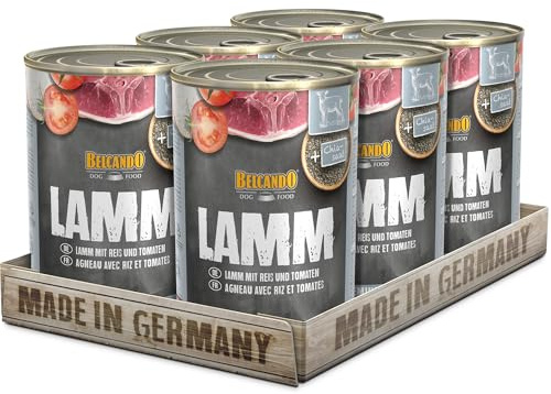 Super Premium Agneau, Riz & Tomate | Pâtée pour Chiens | 6 x 400 g