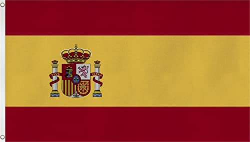 Fahne mit Messingösen XXL Länder Flagge 90 x 150, 150 x 250 oder 300 x 500 cm wählbar Spanien 300 x 500