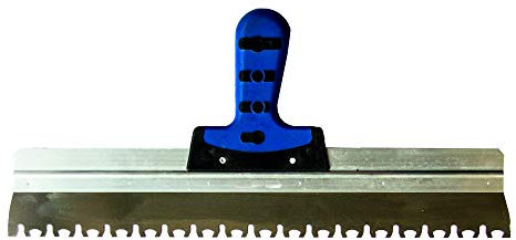 Alu-Rakel/Flächenspachtel rostfrei, HT-Zahnung