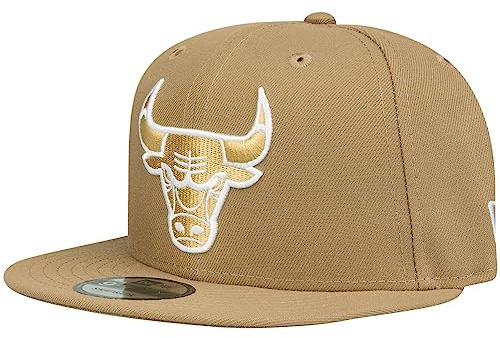 New Era 9Fifty Snapback Cap - Chicago Bulls Khaki