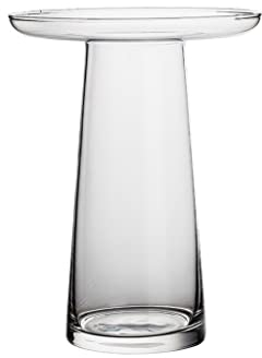 TONZN Vase aus Glas, transparent, Blumenarrangement, grüne Rettich-Hyazinthe, Hydrokultur, Hydrokultur, Grünpflanze, kreativer Blumenbehälter (Größe: 19 cm) (einfarbig, 25 cm)