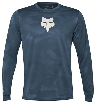 Fox MTB-Jersey Langarm Ranger TRU Dri Blau Gr. S