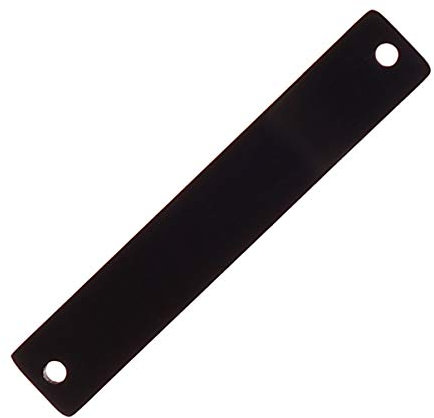 Operitacx 10 Stk Stempeletikett Rechteck-stempelrohlinge Halskette Bar Anh?nger Hundemarken-rohlinge Metallstanzrohling Diy Rechteck Charme Damen Charm-halskette Koffer Fräulein Schmuck Leer