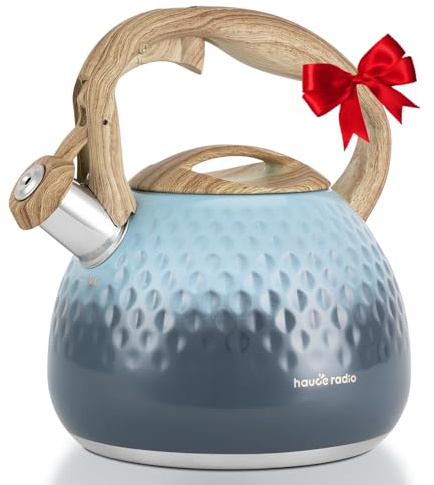 Tea Kettle, Loud Whistle Tea Kettles for Stovetop,Food Grade Stainless Steel Tea kettles for Stove Top with Anti-hot Ergonomic Handlefor Tea, Coffee, Milk,2.5QT