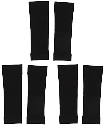 3 Pares de Mangas de Compresión Adelgazantes para Brazos y Pantorrillas, Bandas Elásticas de Adelgazamiento para un Soporte de Presión Eficaz