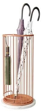FUHAI-666 Schirmständer Eisen Kunst Regenschirm Stehen Nordic Möbel Regen Getriebe Regenschirm Eimer Hause Kommerziellen Büro Strand Regenschirm Lagerung Rack Dekoration Regenschirmständer(Orange)