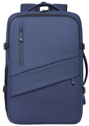 Angelluck Mochila para Ordenador Portátil Mochila Universitaria Resistente Agua Viaje con Puerto Carga USB para Hombres Y Mujeres Maletines Negocios para Ordenador Portátil