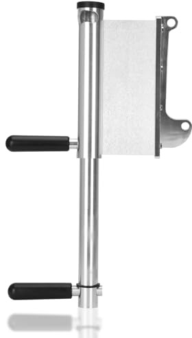 2-Step Emergency Reboarding Ladder, Emergency Jack Plate Ladder for Boats, Rotary Step for Fishing Boat All-Aluminum Design