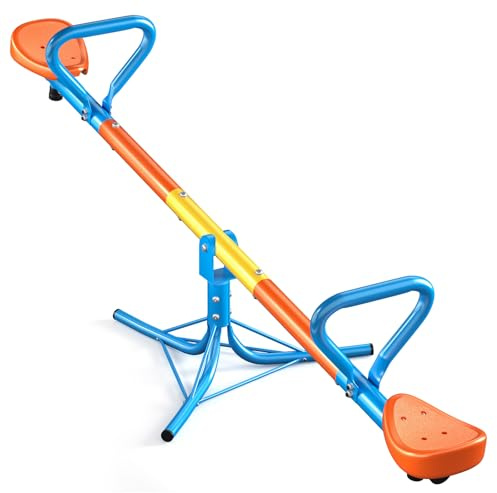 ZeathToits Seesaw -Teeter Totter for Kids Ages 3-8 - with 360° Swivel