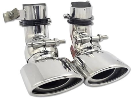 Auspuffblenden 1 Paar Auspuffblende Für Mercedes Für Benz Für W211 E300 E280 E260 2002–2007 Auto-Auspuffrohr Single Out Schalldämpferspitzen Endrohre