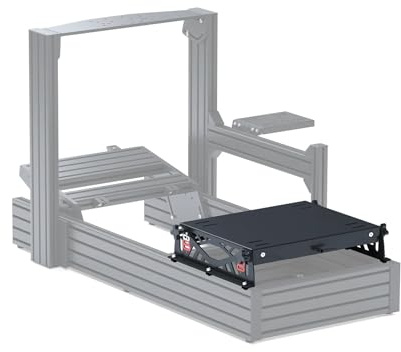 GT Omega PRIME Seat Adjustment Frame - Made of Thick Carbon Steel & Aluminium, 3-Point Angle and Height Adjustment, Easy to Install