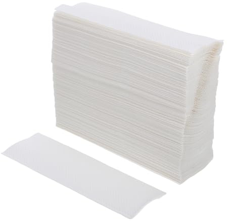 VICASKY 200 Blatt Falthandtücher aus Dickem Saugfähigem Papier Weiche Handtücher für Hotel und Gewerbe Praktische Küchen Wc papierservietten für Hygienische Sanitärbereiche