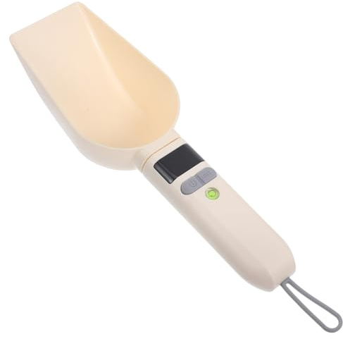Veemoon Cuillère Doseuse Électronique Réglable pour Aliments pour Animaux avec Affichage LED Balance Numérique Précise pour Chiens et Chats Outil Multifonction de Pesée Cuisine Usage