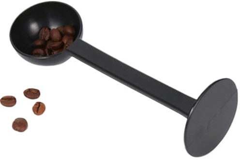 Cuchara De Café – PP 15x5x4,6 Cm | Cuchara Medidora Y Prensador De Café Espresso 2 En 1 | Cucha? Granos Y Tamper | Herramienta De Cocina Práctica Para Preparación Doméstica