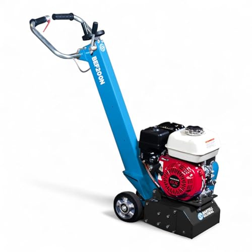 HOC BARTELL BEF200N SPE CONCRETE SCARIFIER WITH 3 HP ELECTRIC POWER - ASSEMBLED IN NORTH AMERICA! (BEF200N - 2(A) + Friction Cage With B-2 Cutters (Roadline) 4.75 (12.0Cm) Path)