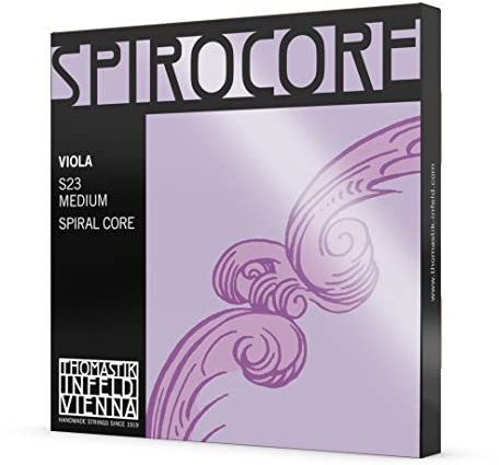 Thomastik Cuerda para Viola 4/4 Spirocore - cuerda Do núcleo en espiral entorchado en plata, mediana