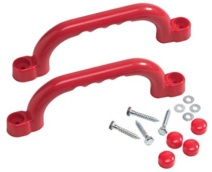Garden Games Plastique Rouge Poignées pour Une Utilisation des Cadres d'escalade et de Plein air équipements de Jeu