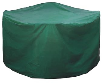 Rayen - Housse de table de jardin, protection UV, lavable et réglable avec du ruban adhésif, pour les tables et chaises de jardin, polyéthylène résistant, vert, 160 x 100 cm