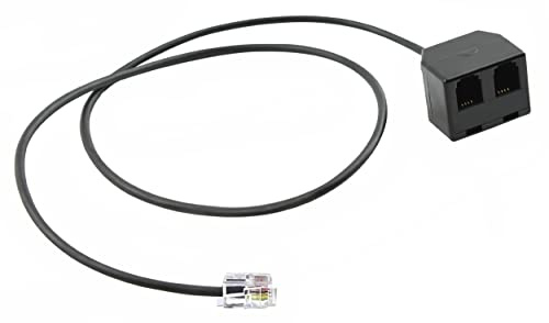 Telephone Training Adapter Y Splitter for Headset or Handset for Nortel Meridican, Norstar, Avaya, Ashtra, Mitel, Polycom, Ge and Other IP Phone