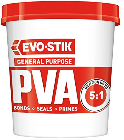 2 x 500ml Evo-Stik Super Evo-Bond PVA building adhesive sealer primer dustproofer admixture 122000