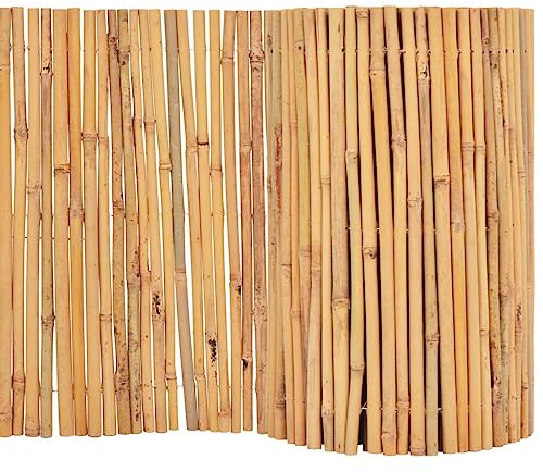 vidaXL Gartenzaun Bambus 500 x 50 cm