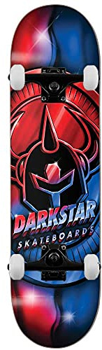 Darkstar Anodize Skateboard, 20,3 cm, Rot / Blau