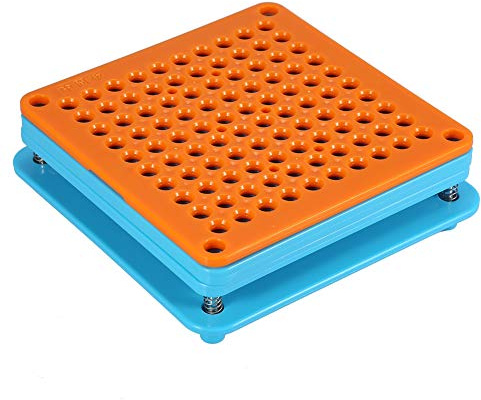 Capsule Filling Machine Manual, Efficient 100 Hole Powder Filling Tool for Home Use BPA Free Plastic Size 0 Capsule Filler Kit with Spreader Tamper Tray
