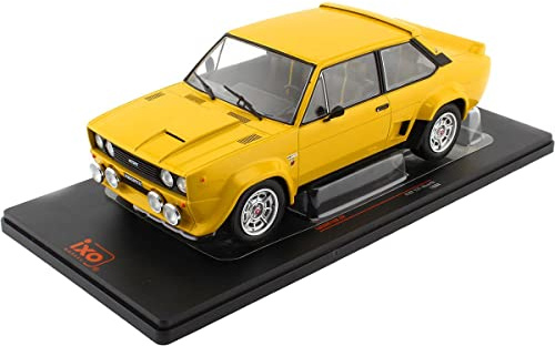 Ixo kompatibel mit FIAT 131 Abarth 1980 gelb Modellauto 1:18 Models