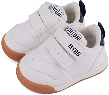Cheerful Mario Scarpine Primi Passi Scarpe Sportive Neonato Neonata Sneaker Casual Bimbo Bimba Traspirante Antiscivolo Bianco-Db 20 EU