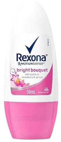 6er Pack - Rexona Deo Roll-on - Bright Bouquet - Motionsense/Antitranspirant - 50ml