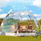Transparentes Zelt im Freien, Bubble House Camp Star Zelt, 4–6 Personen, Iglu-Kuppel, Garten, Terrasse, Überdachung, Unterschlupf, Warmer Wintergarten im Winter