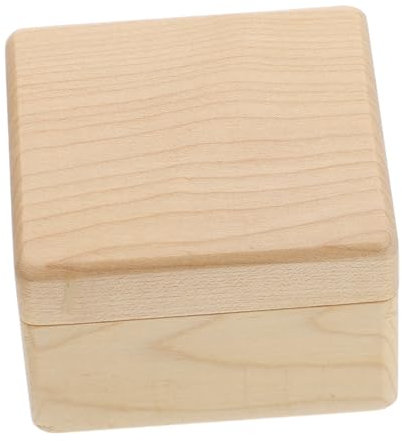 OUNONA 1stück Kreative Holzspieluhr Naturfarbene Musikbox Für Desktop-dekoration Als Zu Weihnachten Geburtstag Valentinstag Für Kompakt Leicht Und Stilvoll