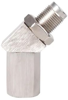 Lambdasonde Auto 45 grad O2 Sauerstoff Sensor Adapter Extender Spacer CEL Eliminator Mit Katalysator P0420 P0430