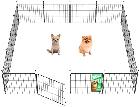 FXW MiniPaws Dog Playpen, Indoor, Yard & RV Camping, 50cm(H), 16 Panels