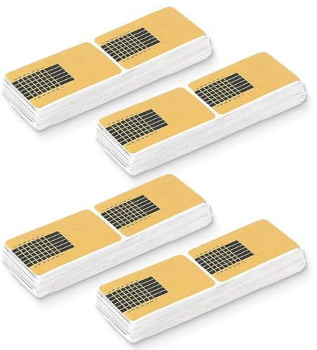 AIYVELU 200 Pezzi Confezione Carta Unghie, Carta Ricostruzione Unghie Estensione Unghie Nail Art, Carta Estensione Unghie Professionale Carta Nail Art