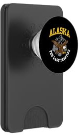 Alaska Eagle Travel USA Lover Travelling North America Fan PopSockets PopWallet for MagSafe